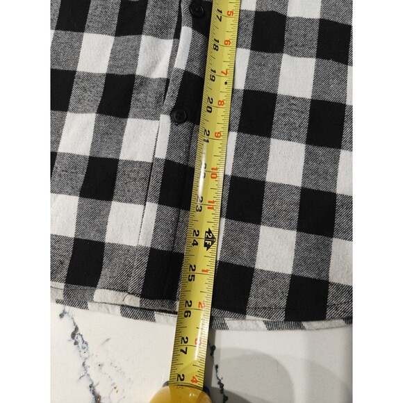 Nomad Craft&Flow Flannel Shacket Mens L Red Buffalo Plaid Thermal Lined Shirt - Picture 5 of 8